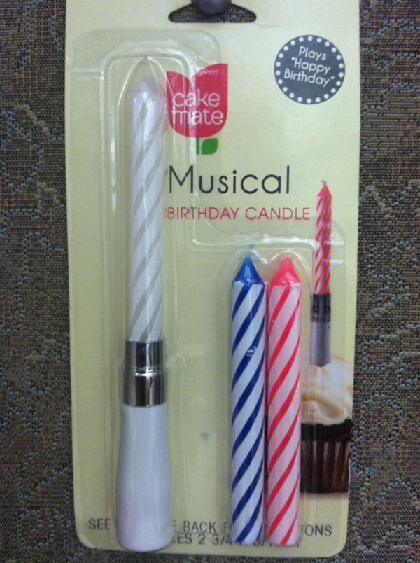Party Musical Birthday Candles